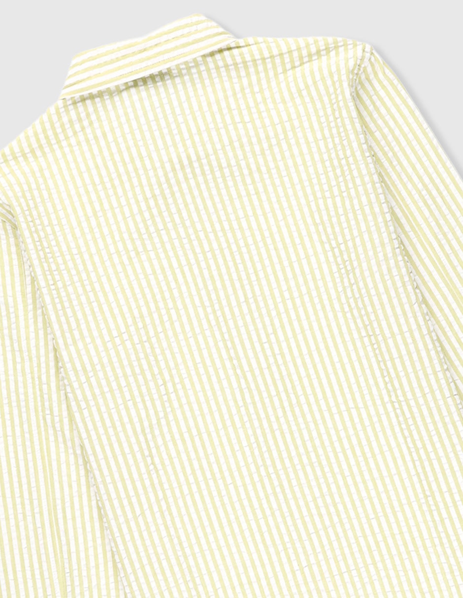 Camisa casual de algodón manga larga para niño