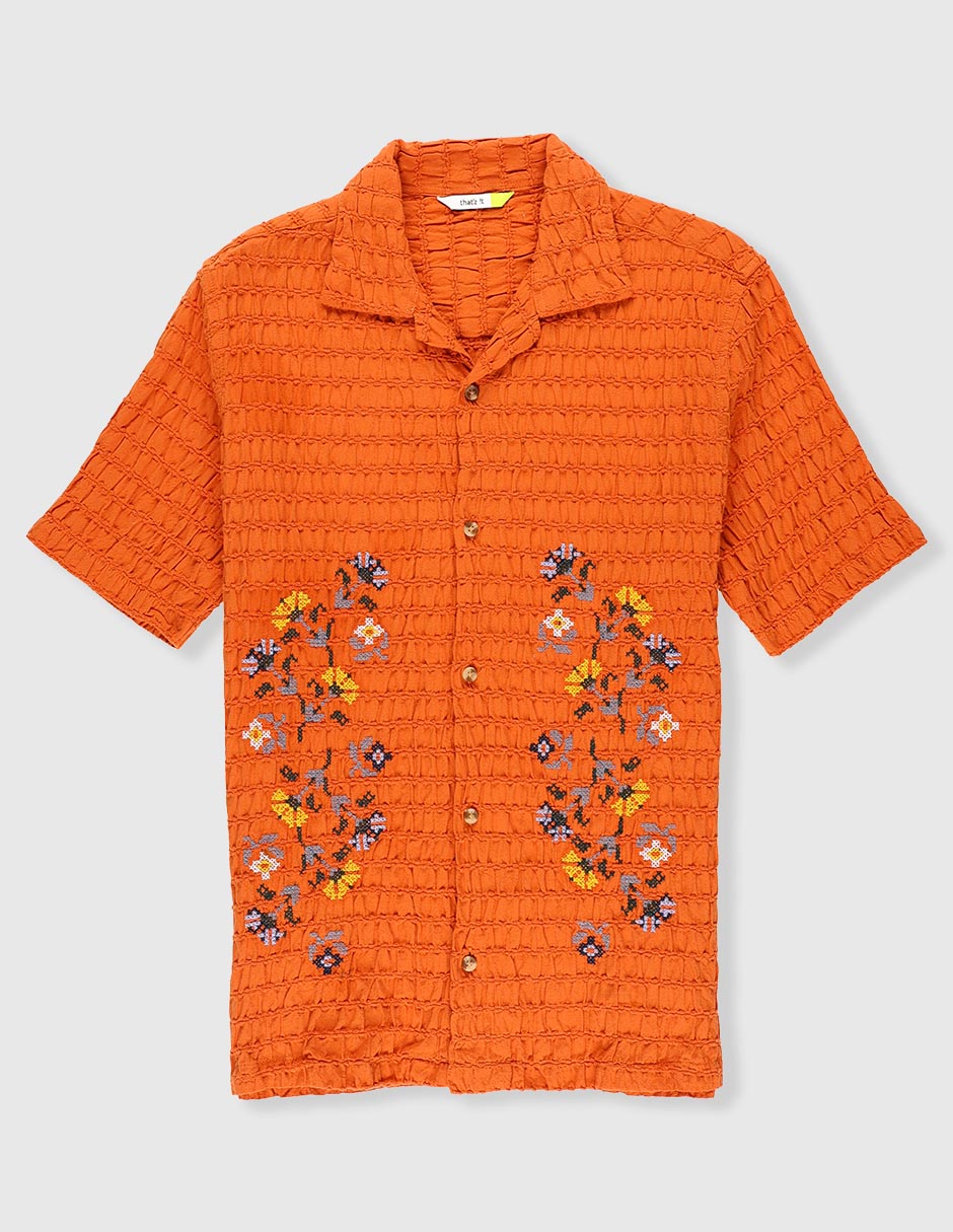 Camisa casual manga corta para niño
