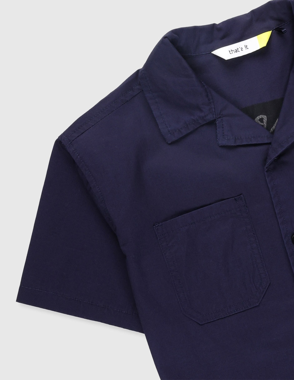 Camisa casual that's it de algodón manga corta para niño