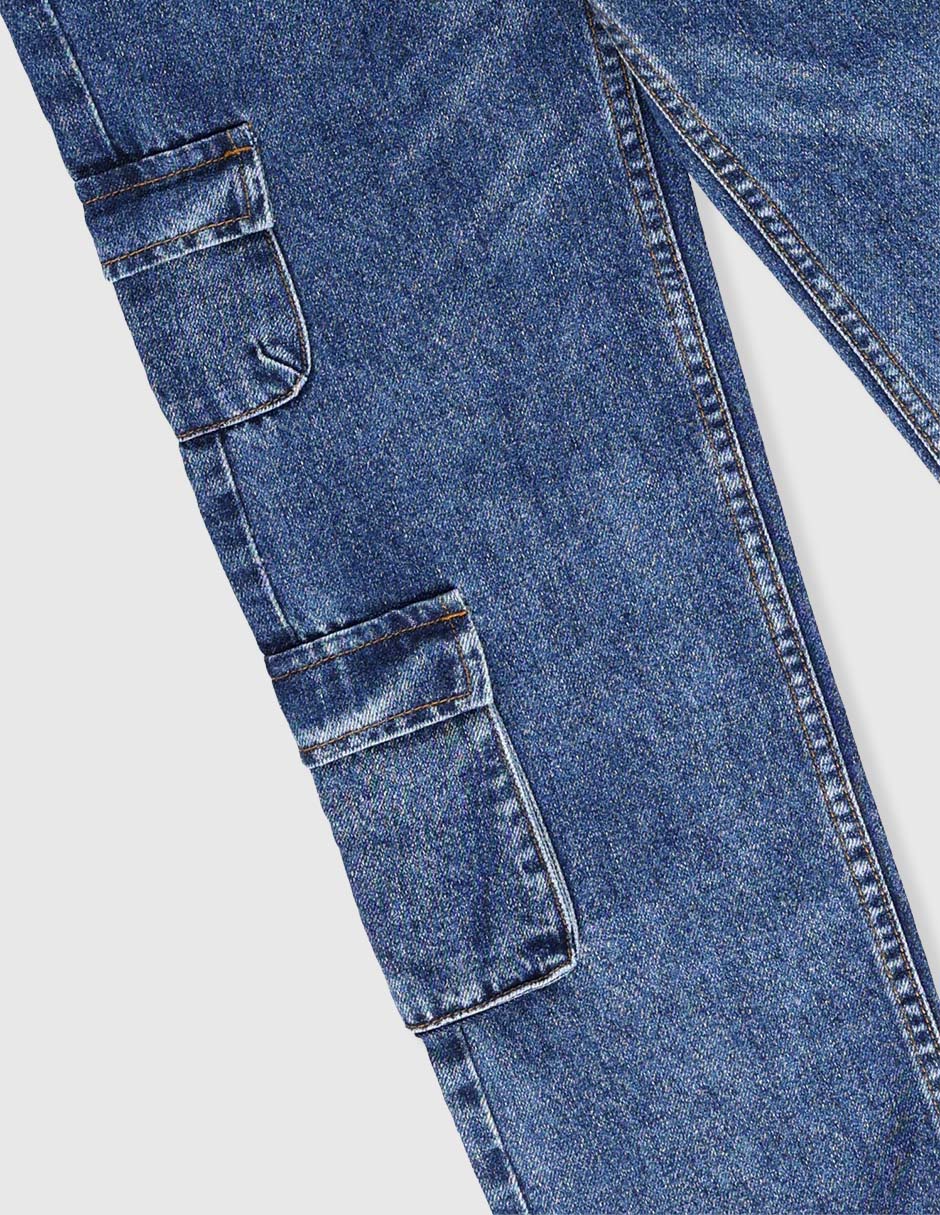 Jeans straight That's It lavado medio para niño
