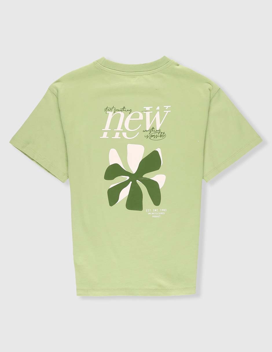 Playera manga corta para niño