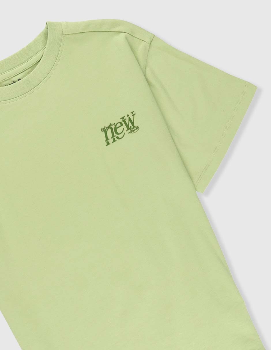 Playera manga corta para niño