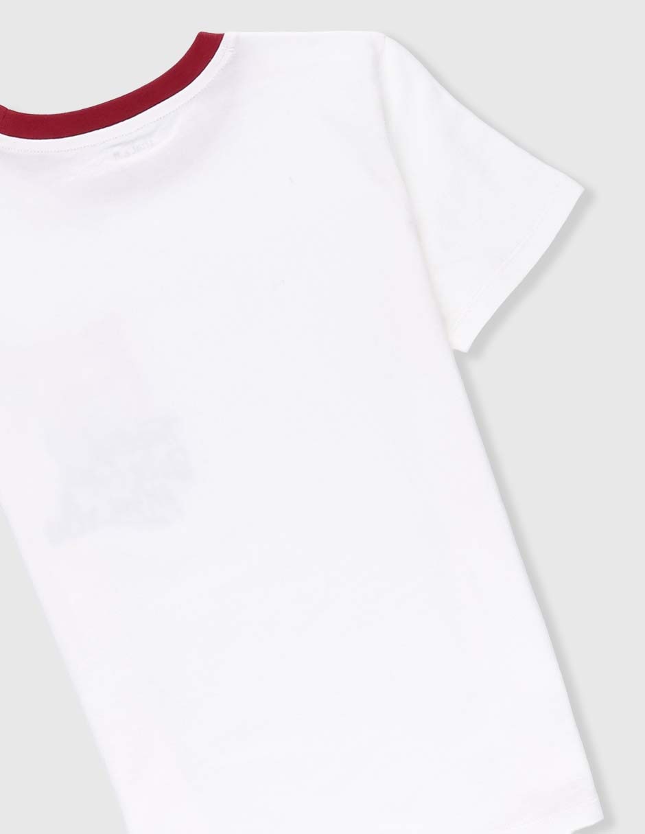 Playera manga corta para niño