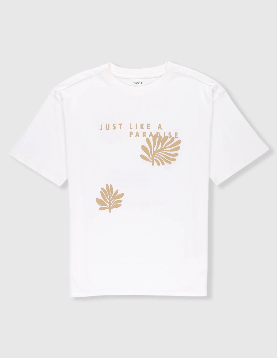 Playera manga corta para niño Playera manga corta para niño