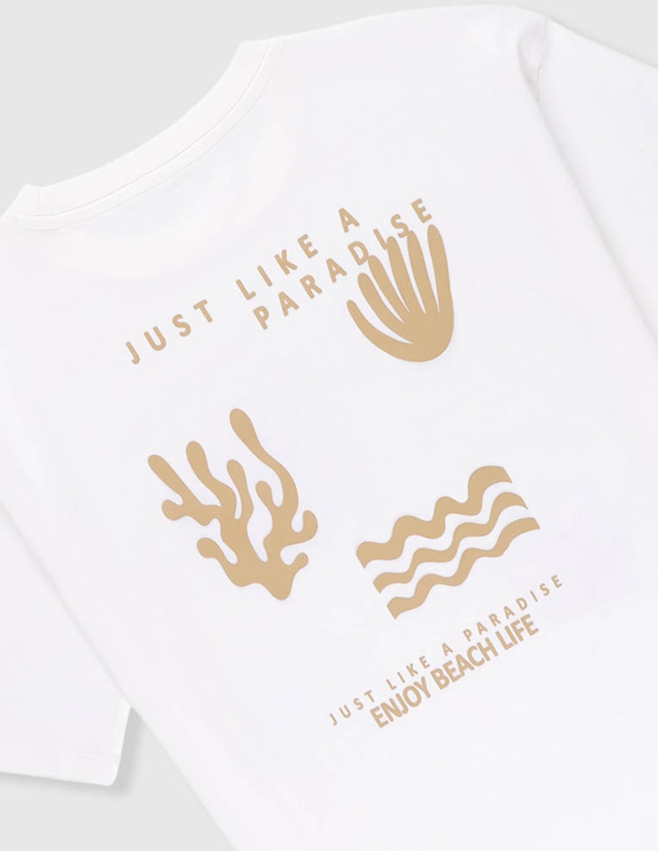 Playera manga corta para niño