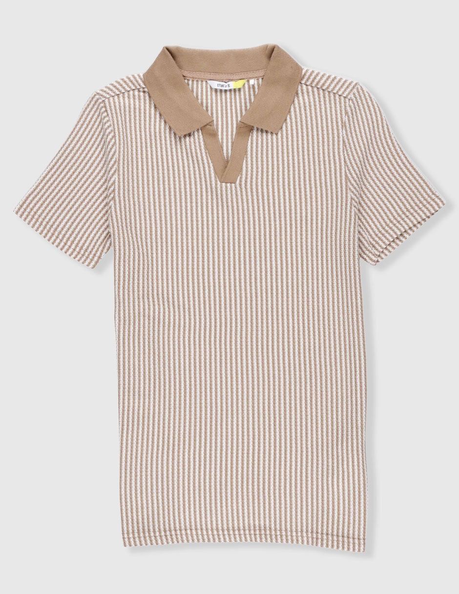 Playera tipo polo de algodón para niño 2