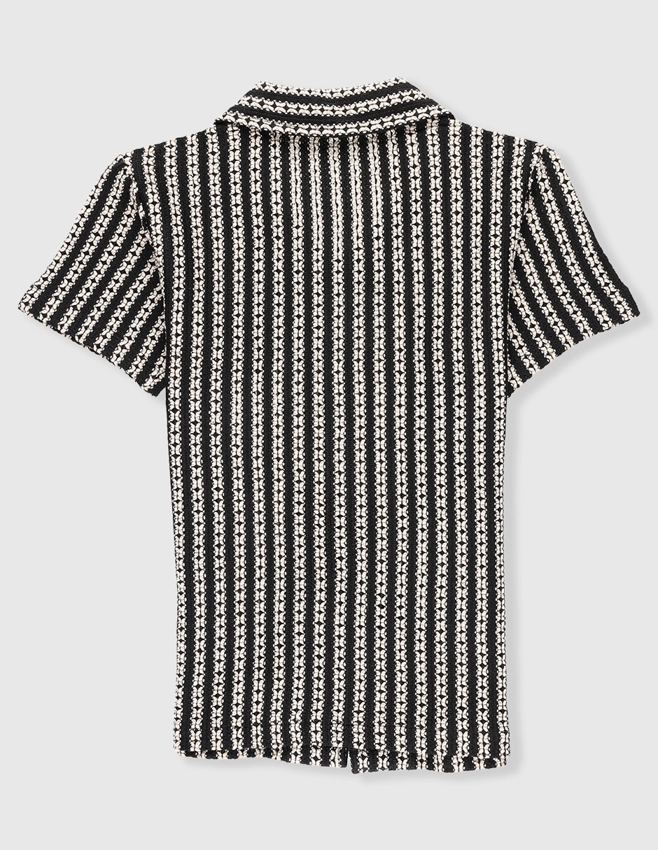 Camisa casual manga corta para niño