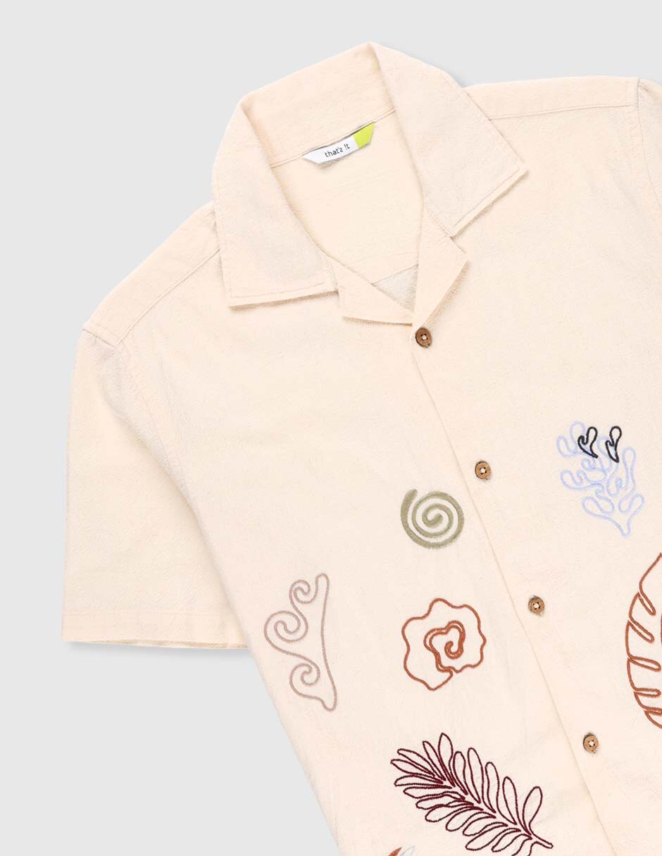 Camisa de algodón manga corta para niño 3