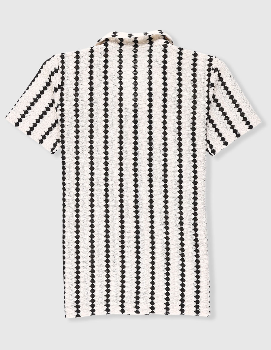 Camisa casual manga corta para niño