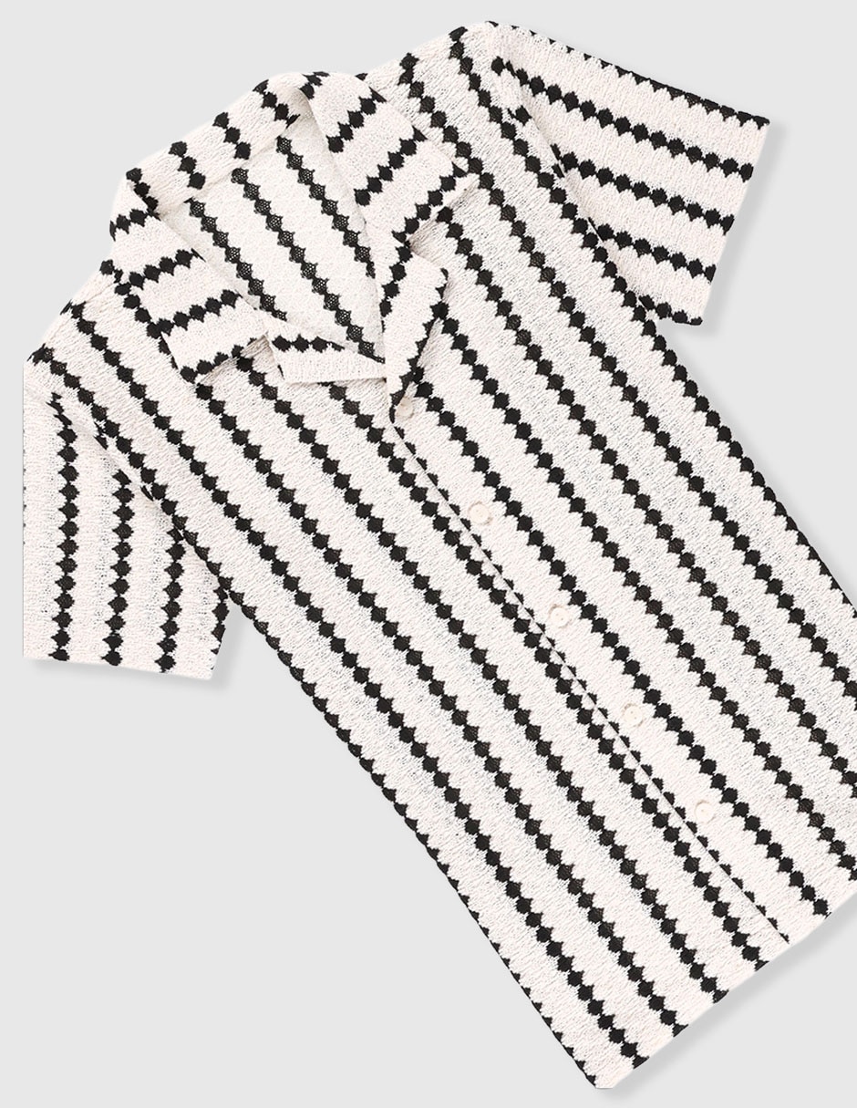 Camisa casual manga corta para niño