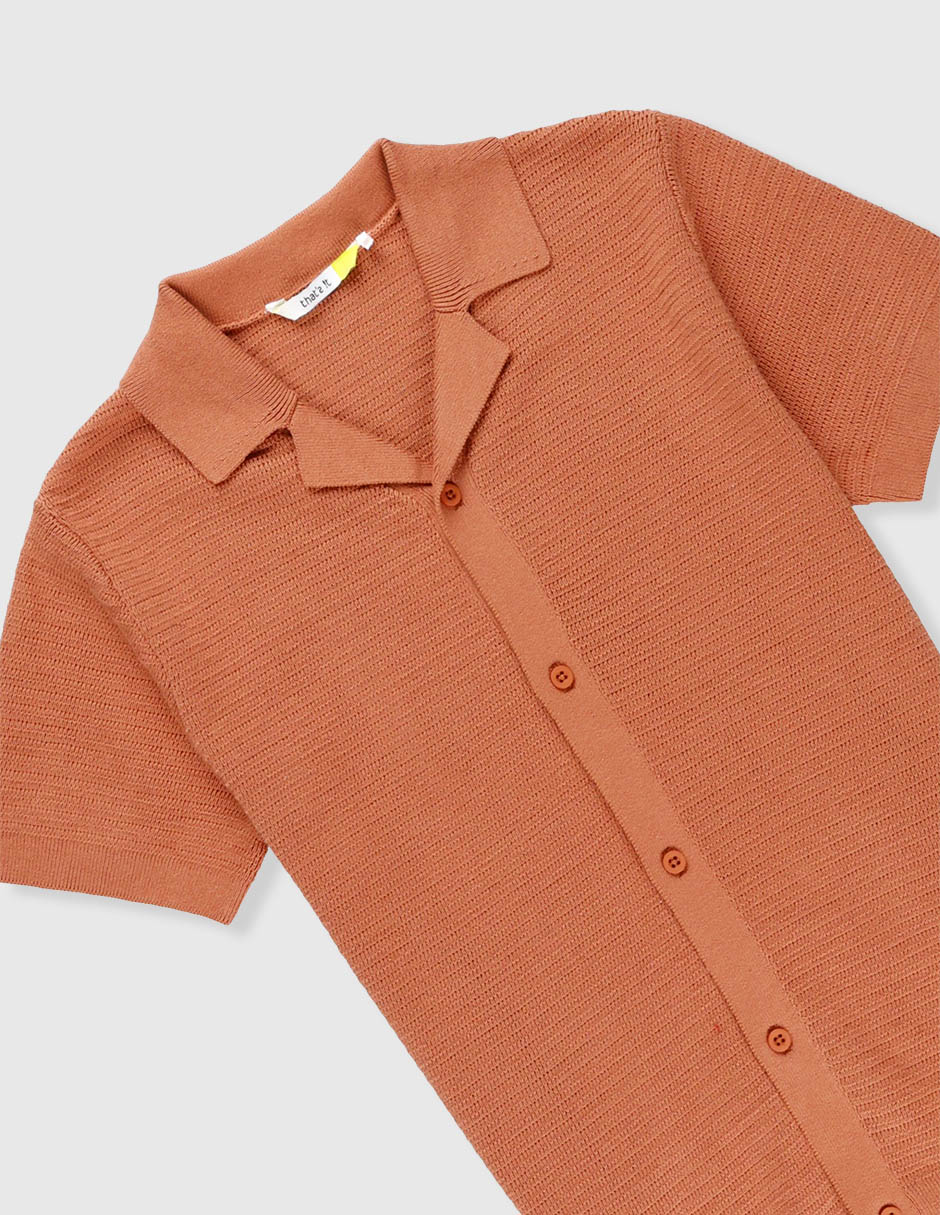 Playera tipo polo That's It de algodón para niño