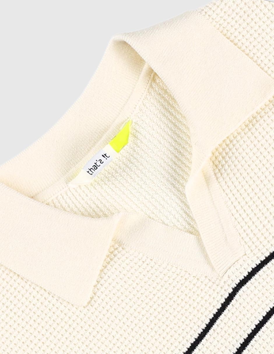 Playera tipo polo That's It de algodón para bebé niño
