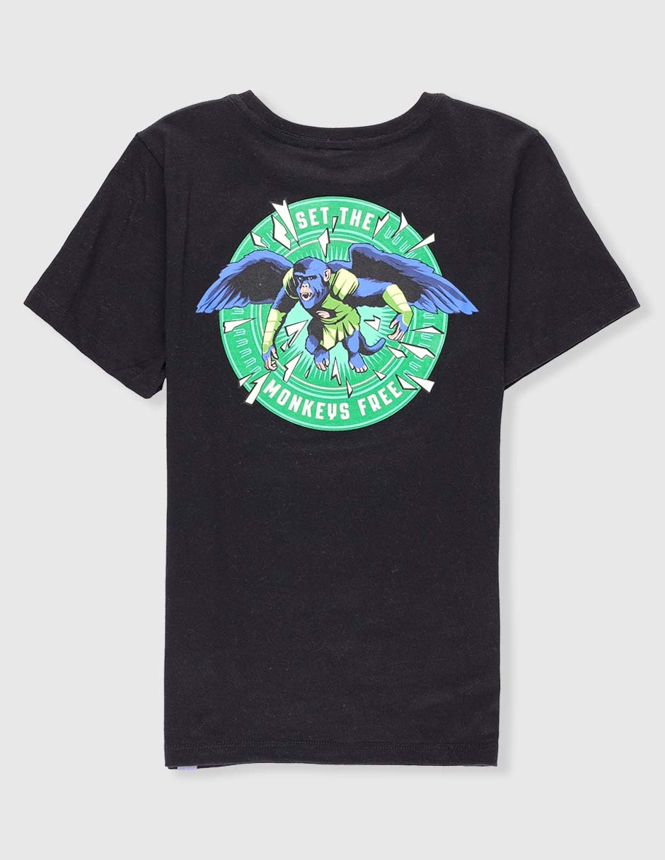 Playera Wicked manga corta para niño