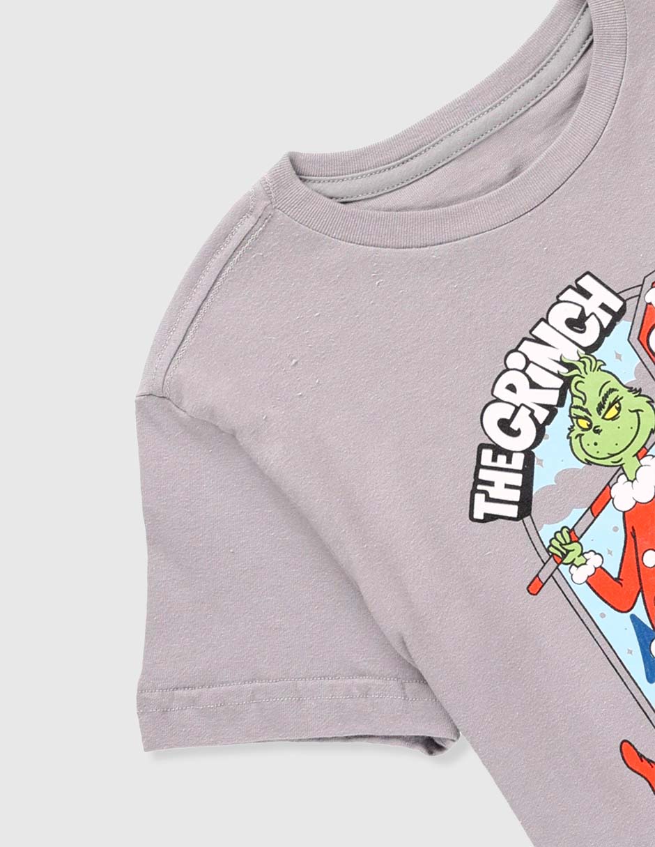 Playera Grinch manga corta para niño
