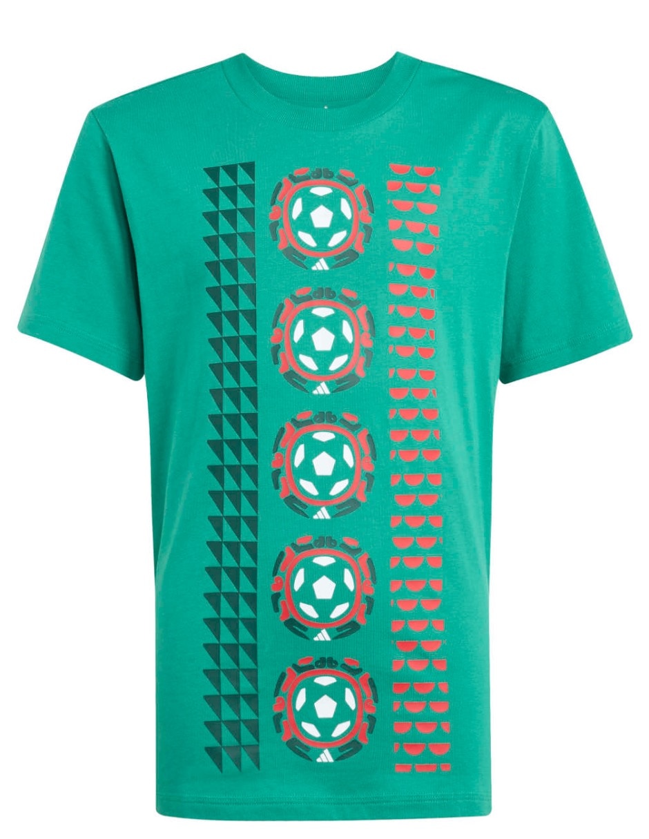 Playera Adidas México manga corta infantil