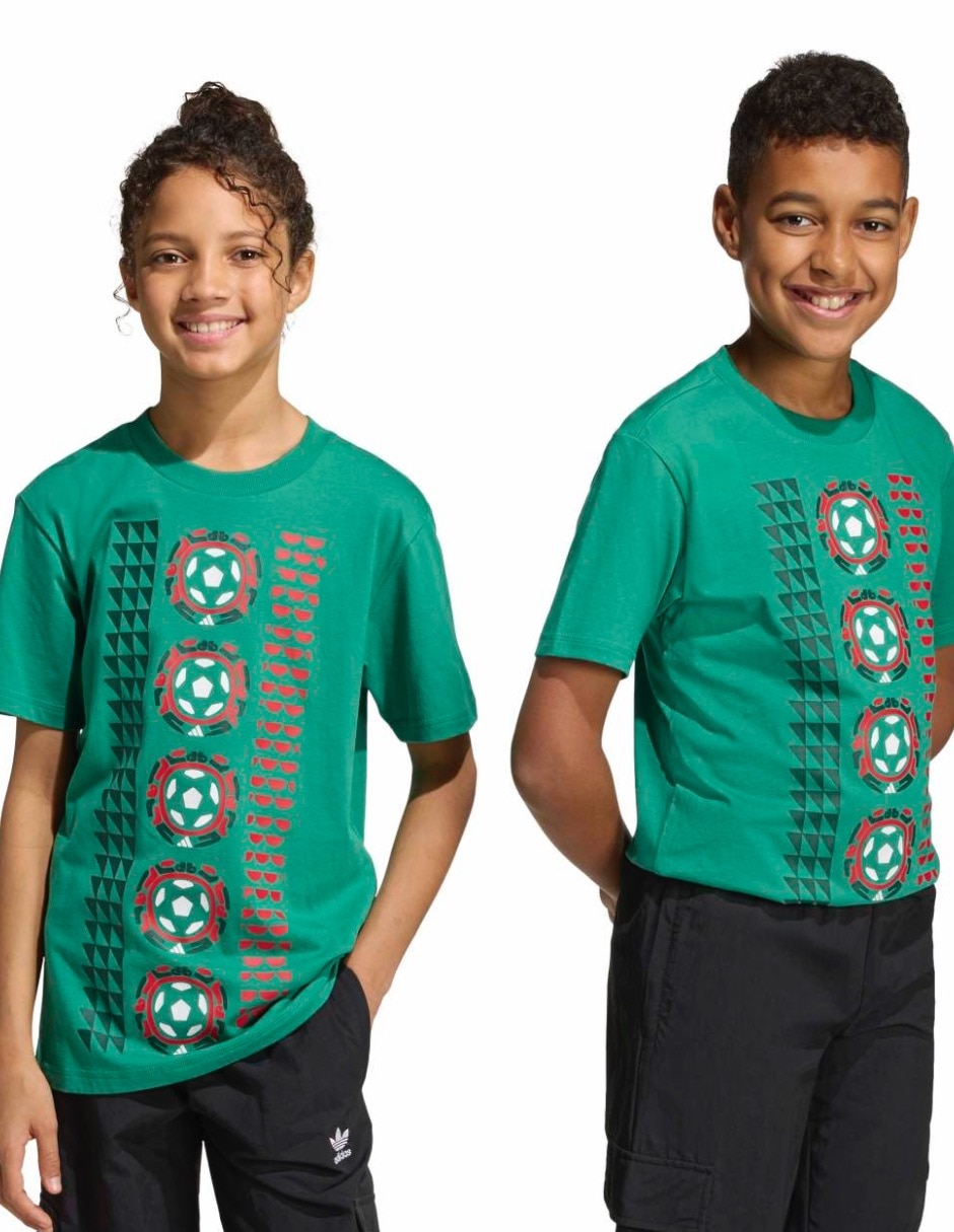 Playera Adidas México manga corta infantil
