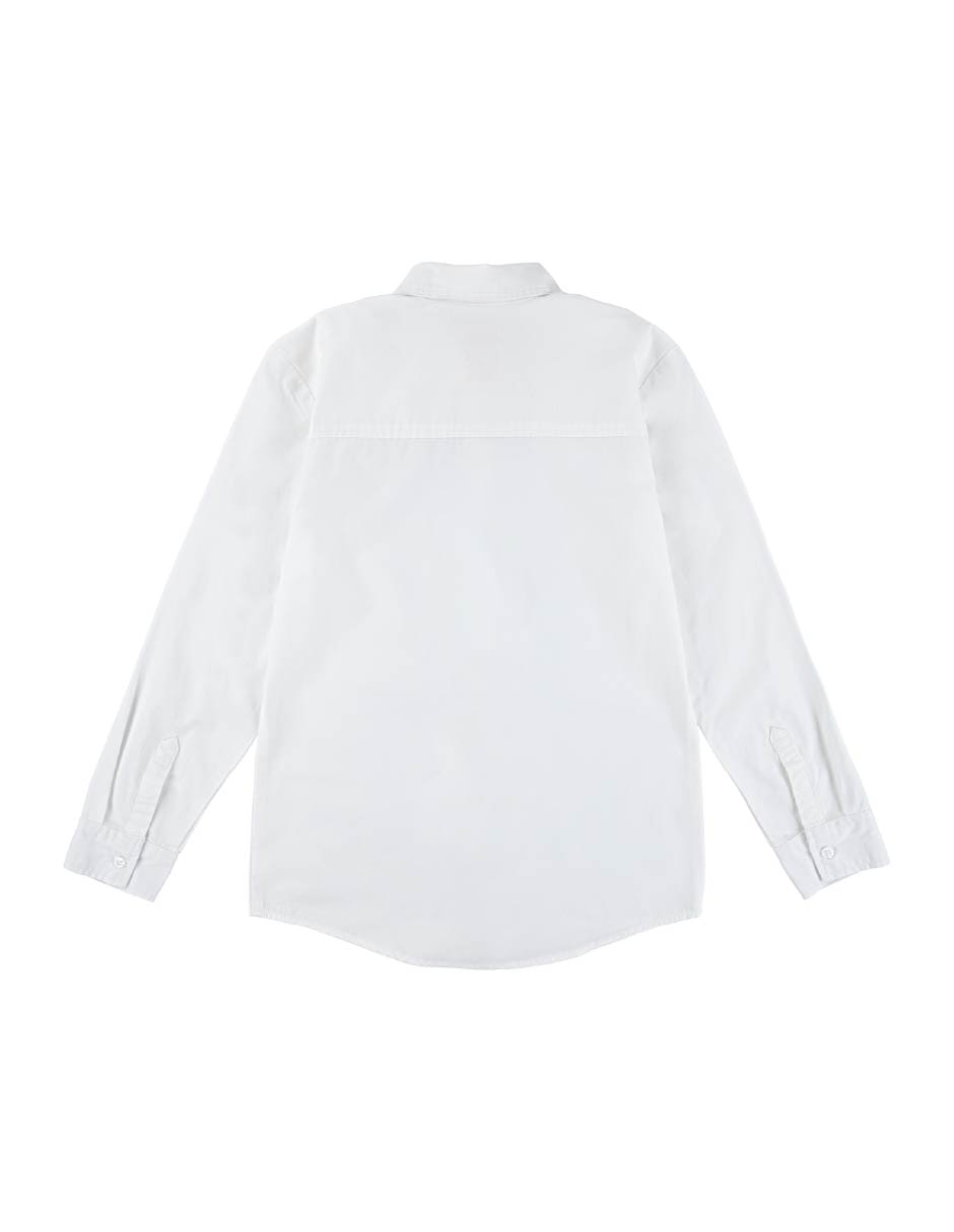 Camisa casual Levi's de algodón manga larga para niño