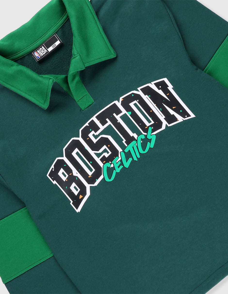 Playera Nba Boston Celtics manga larga para niño