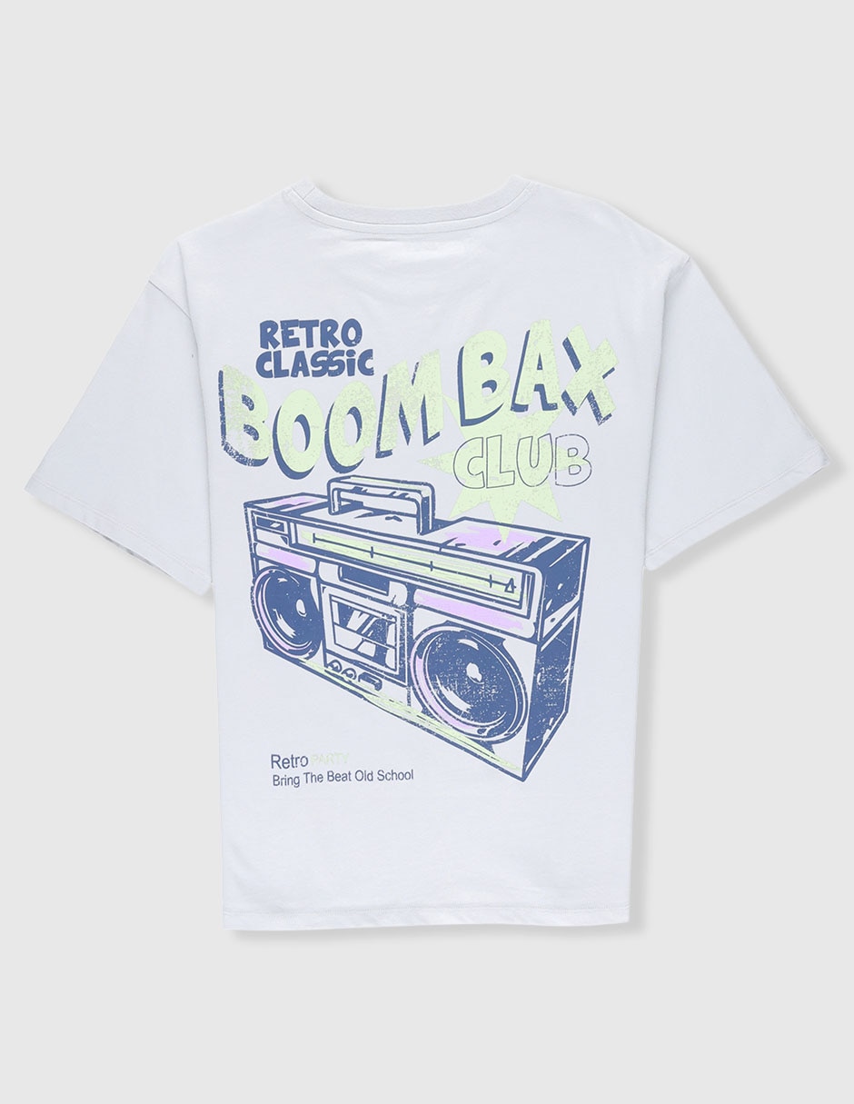 Playera manga corta para niño