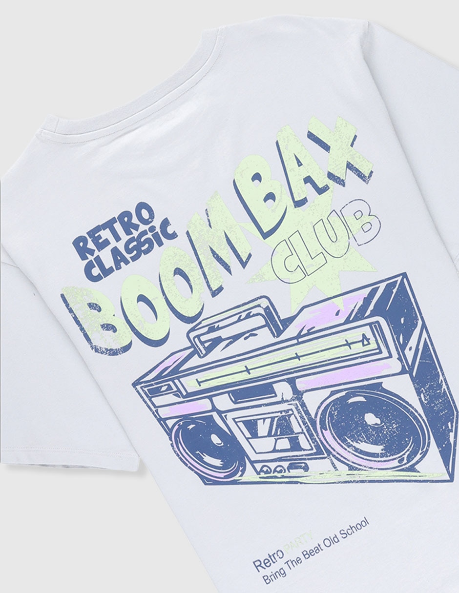 Playera manga corta para niño