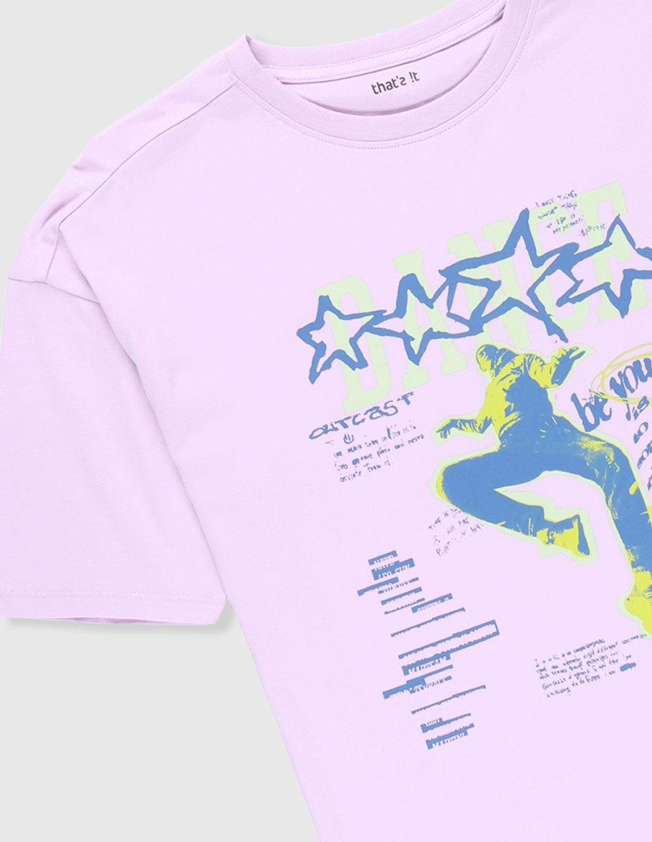 Playera manga corta para niño