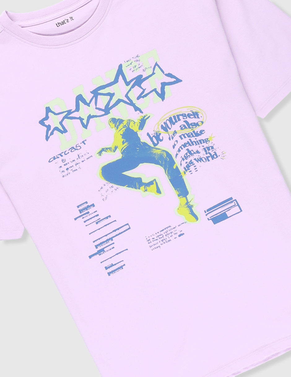 Playera manga corta para niño