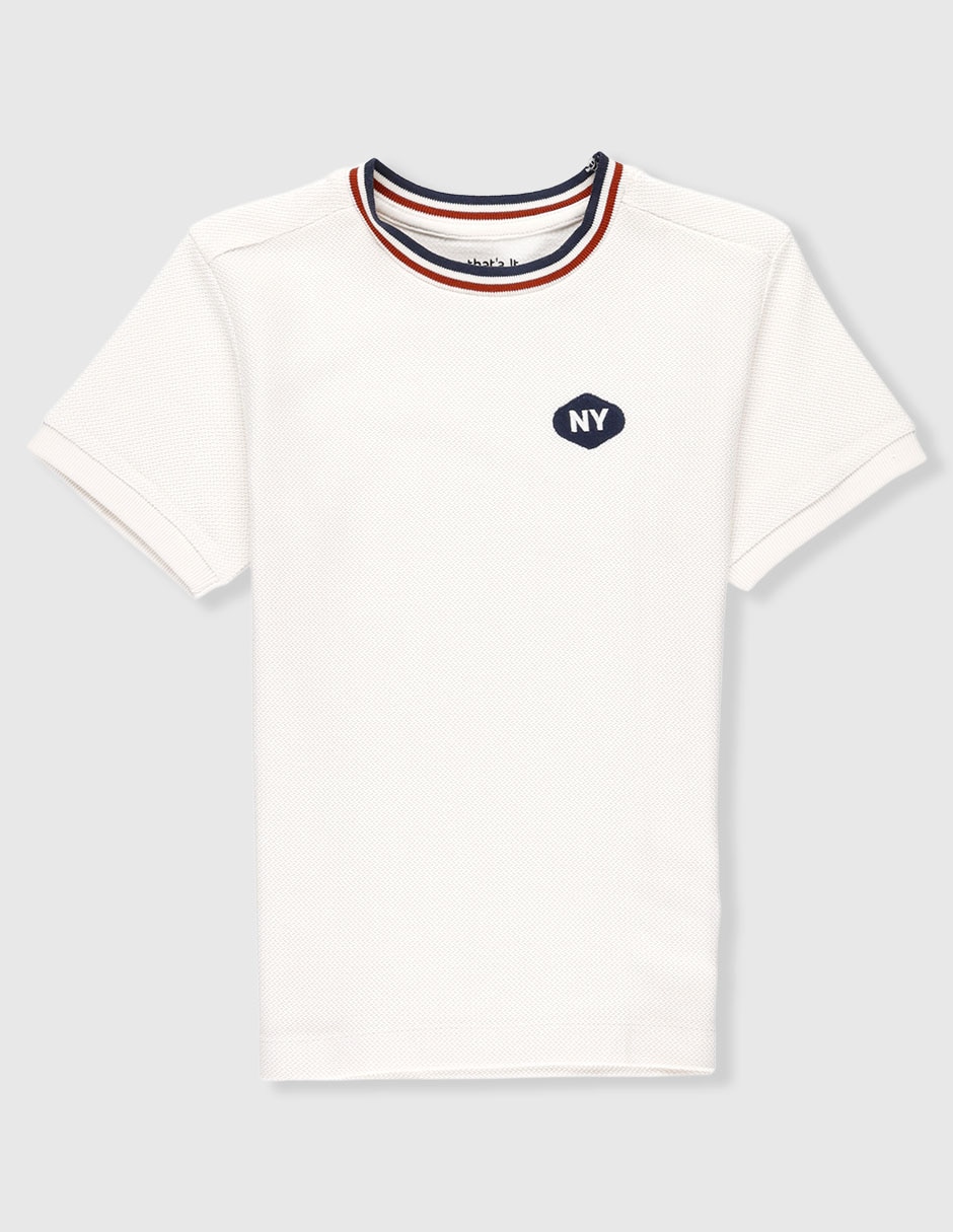 Playera manga corta para niño Playera manga corta para niño