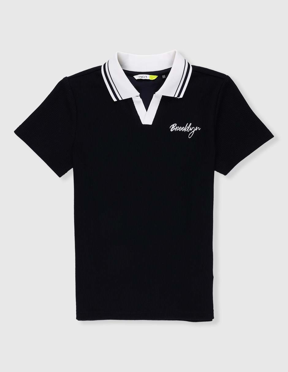 Playera tipo polo That's It de algodón para niño Playera tipo polo That's It de algodón para niño