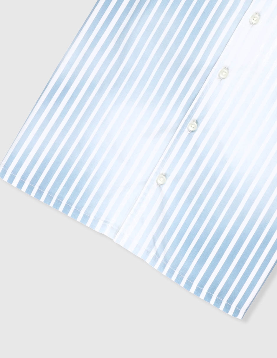 Camisa casual de algodón manga corta para niño