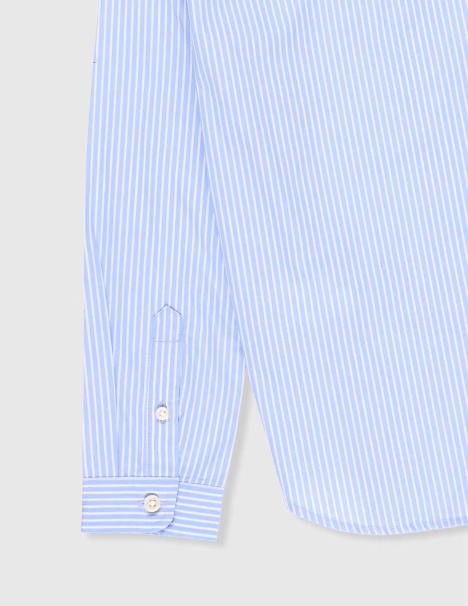 Camisa casual de algodón manga larga para niño