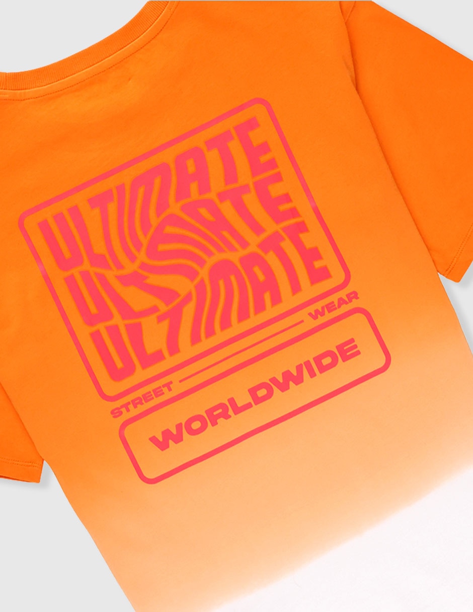 Playera manga corta para niño