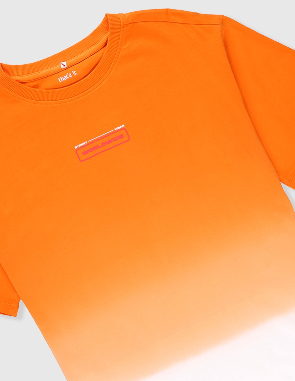 Playera manga corta para niño