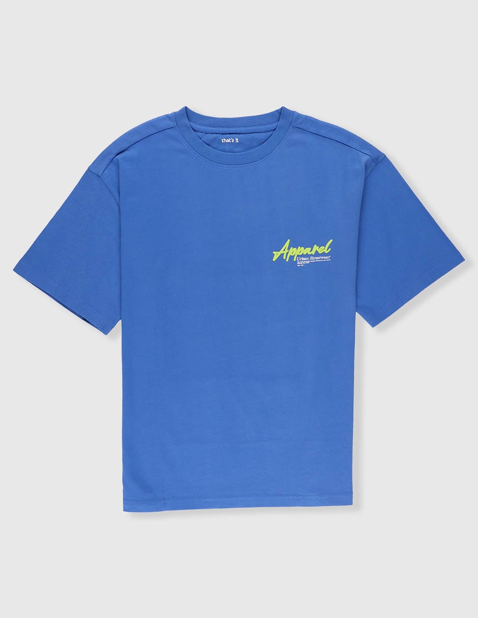 Playera manga corta para niño