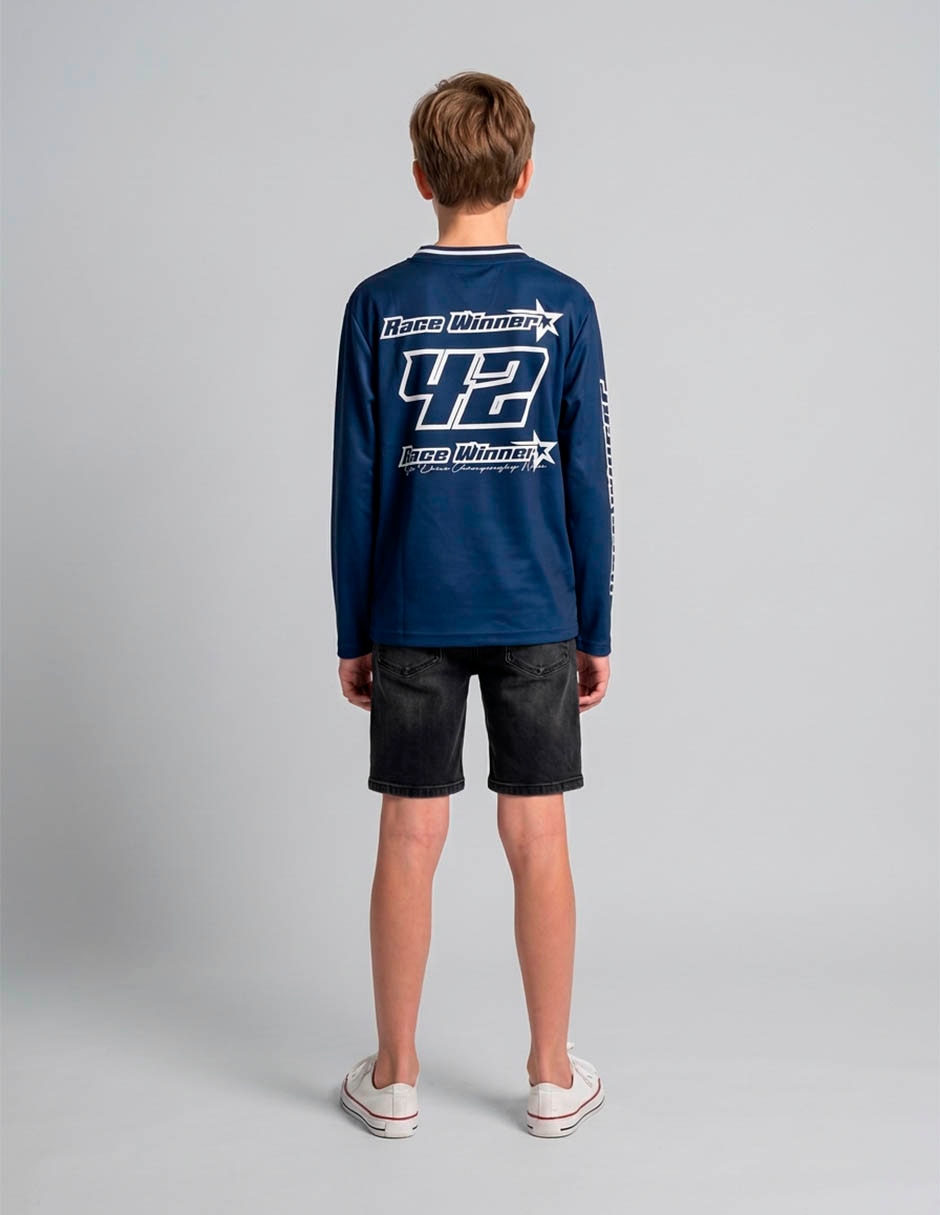 Playera manga larga para niño 2
