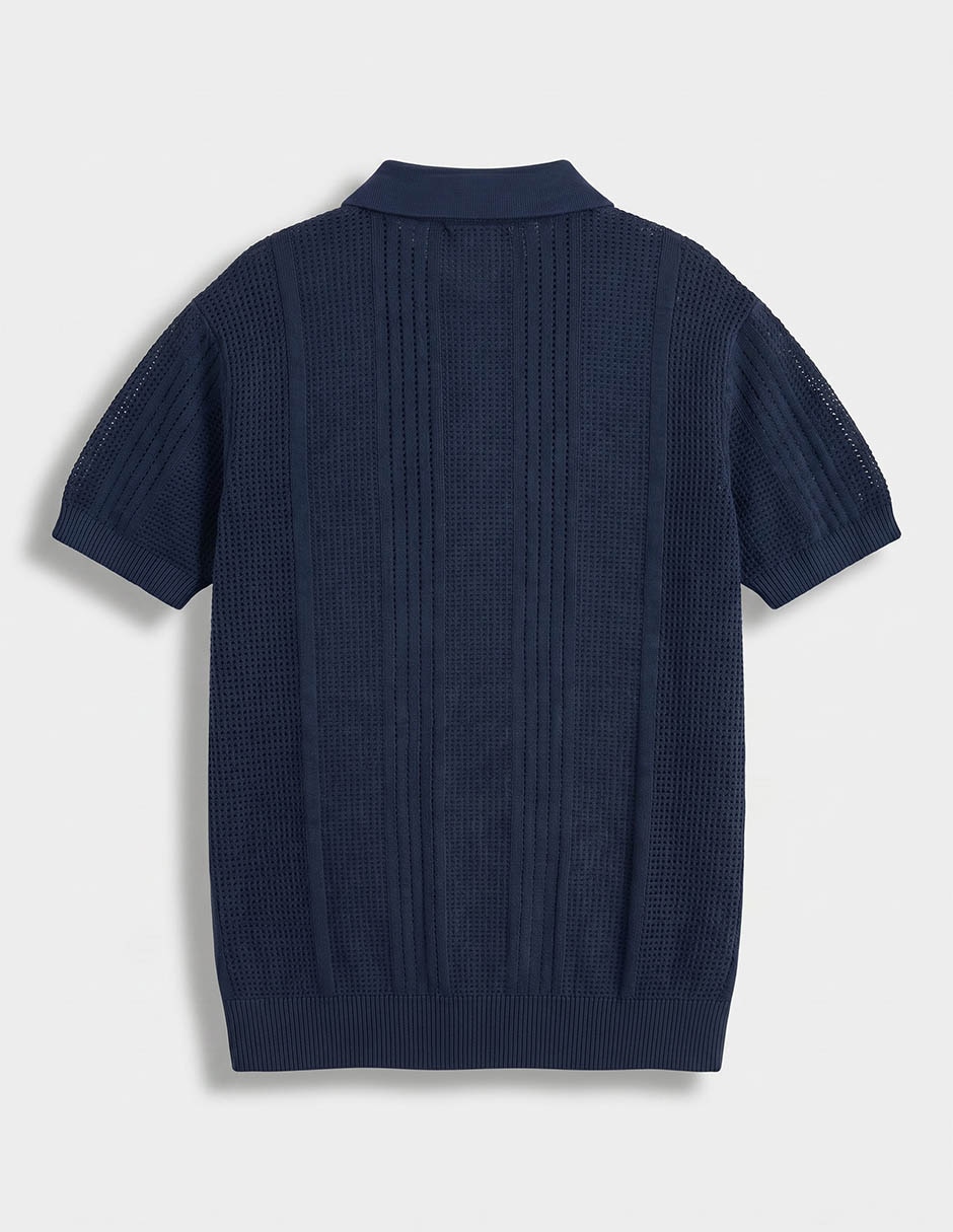Playera tipo polo de algodón para niño 3