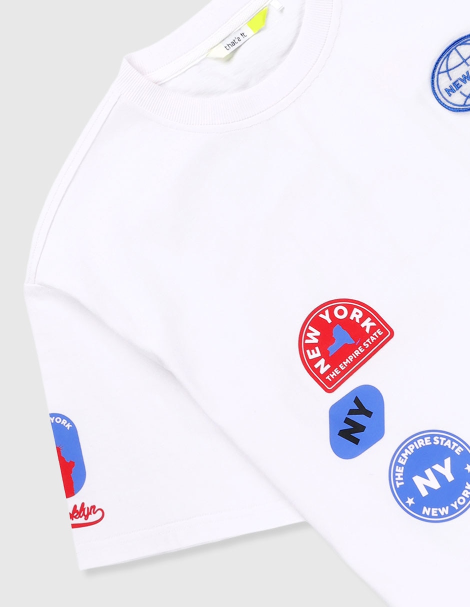 Playera manga corta para niño