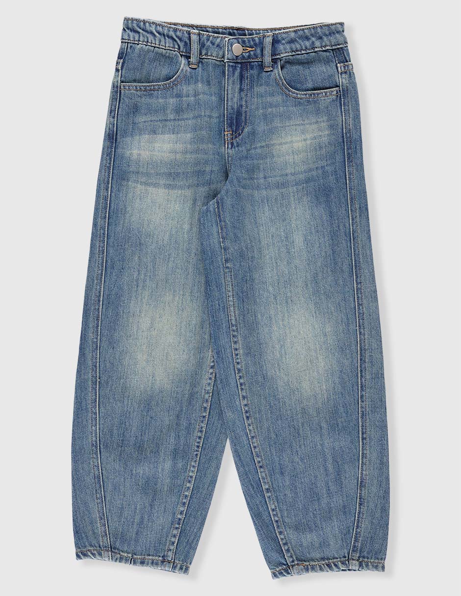 Jeans amplio lavado claro para niño 1