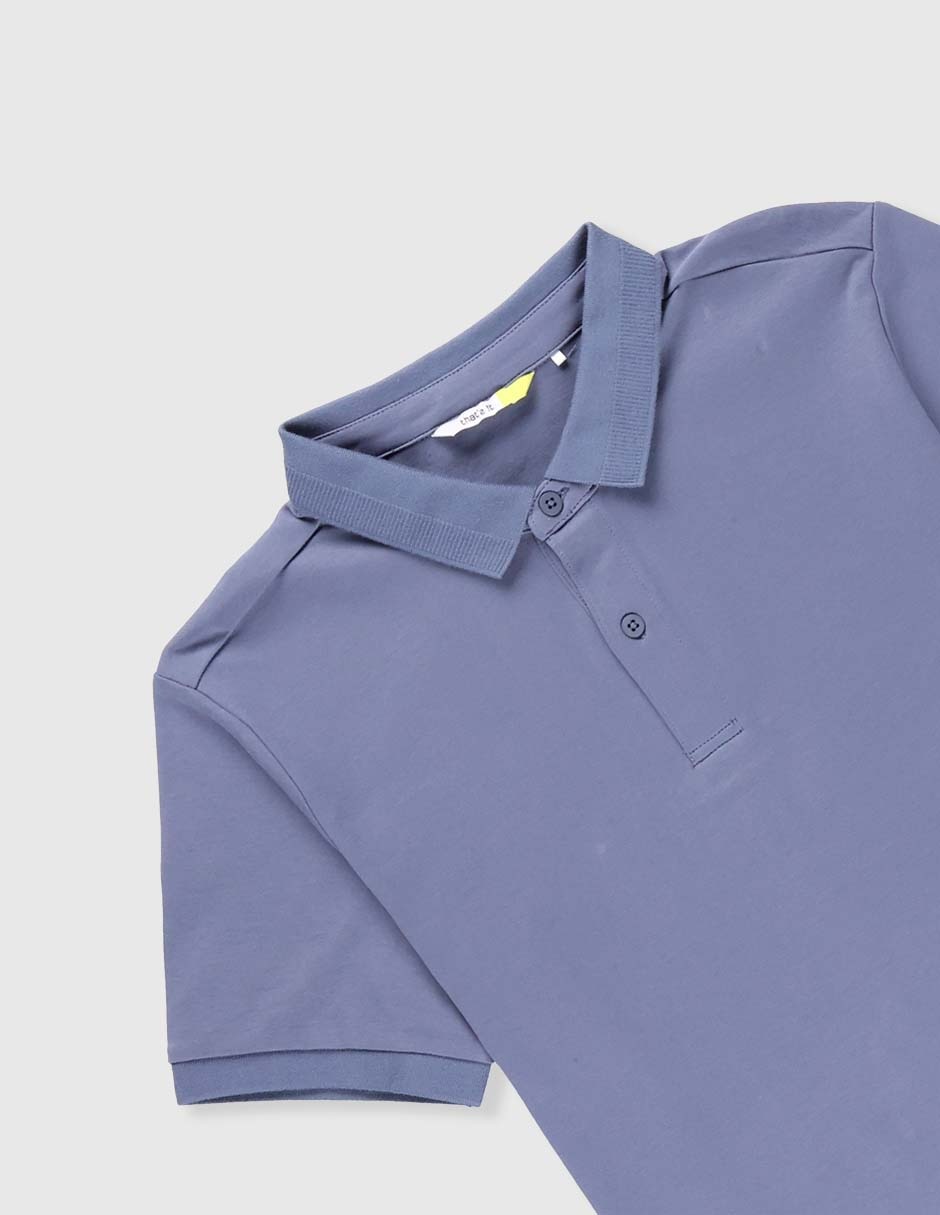 Playera tipo polo de algodón para niño 3