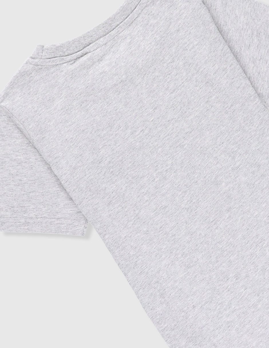 Playera Champion manga regular para niño