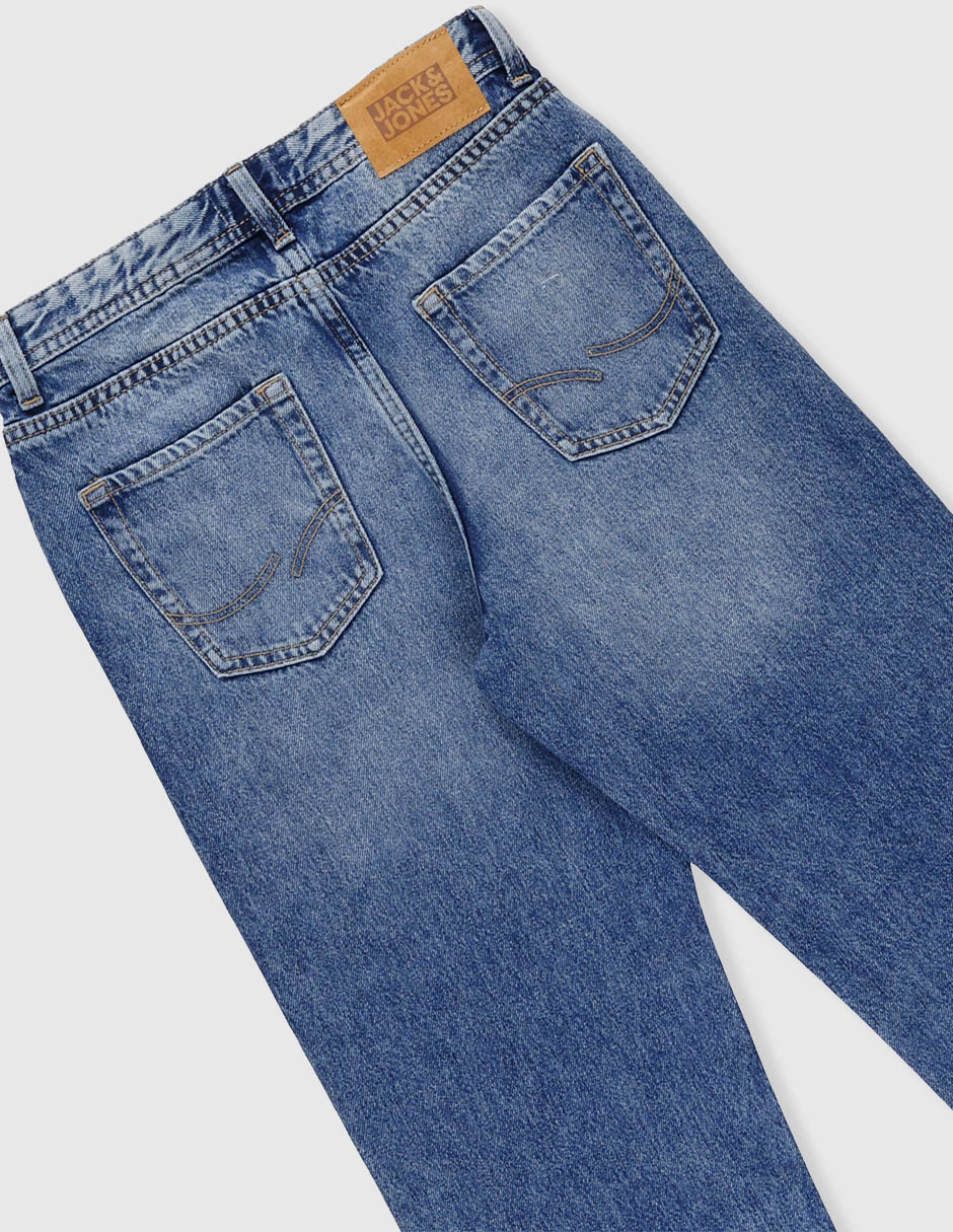 Jeans straight deslavado para niño 4