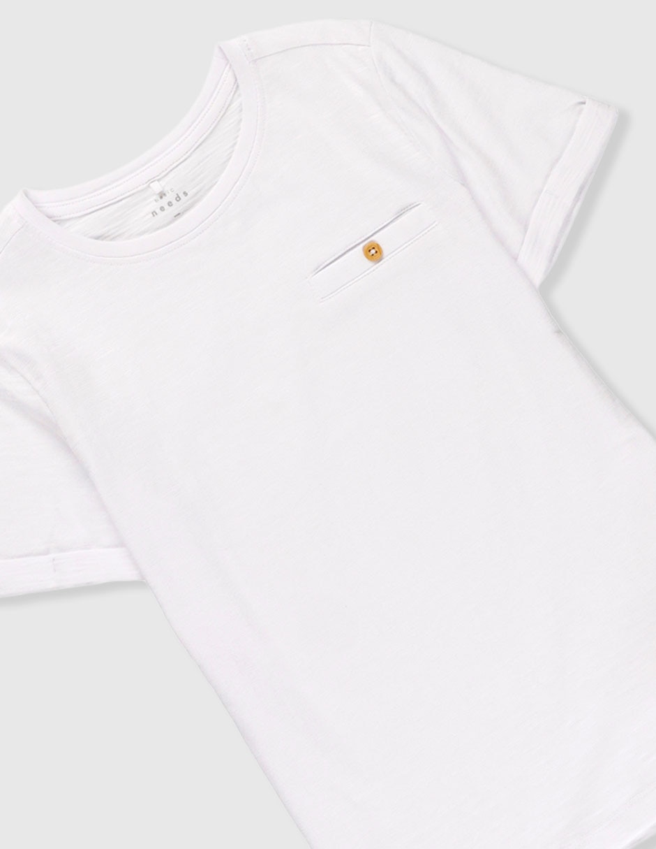 Playera manga name it manga corta para niño