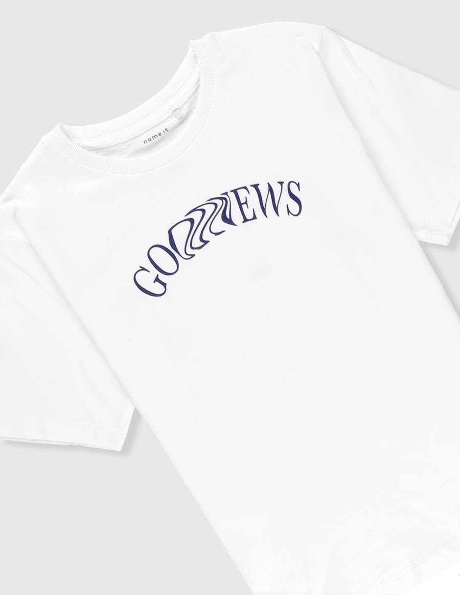 Playera name it manga corta