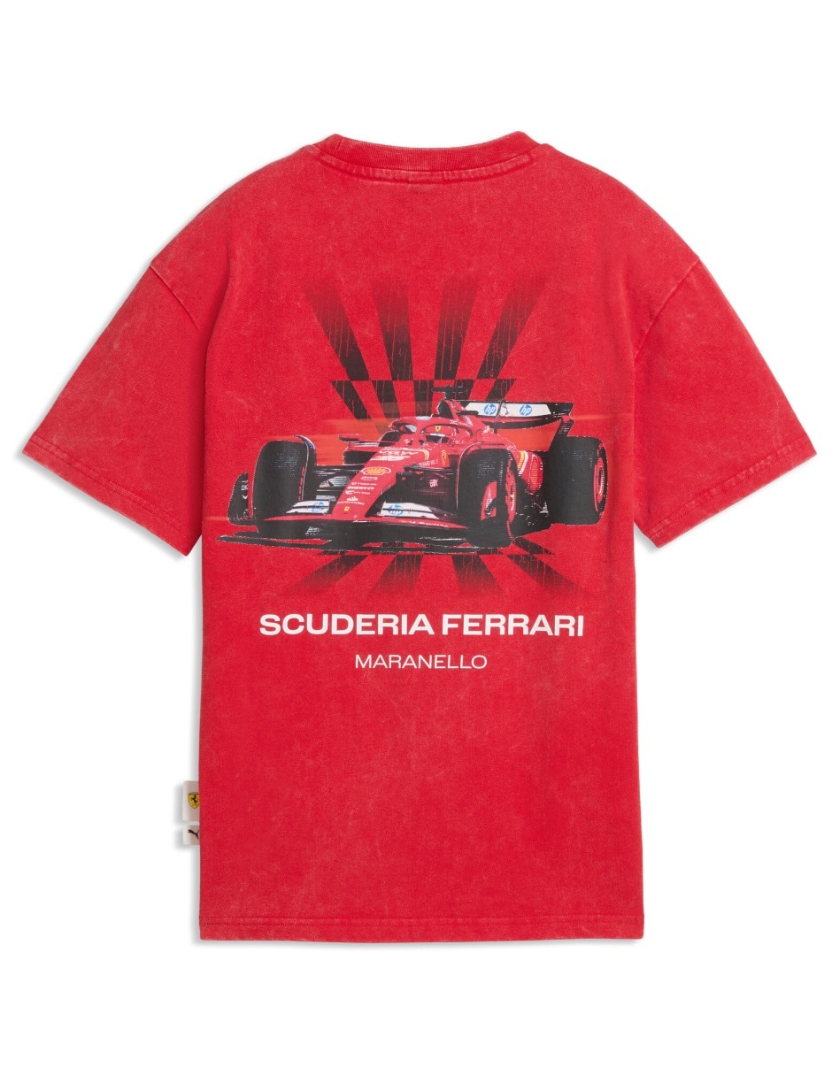 Playera Ferrari Ferrari Kids Car Graphic Tee manga corta para niño 5