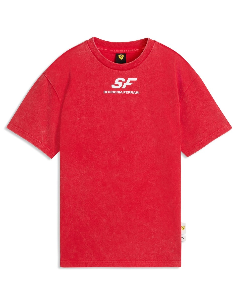 Playera Ferrari Ferrari Kids Car Graphic Tee manga corta para niño 2