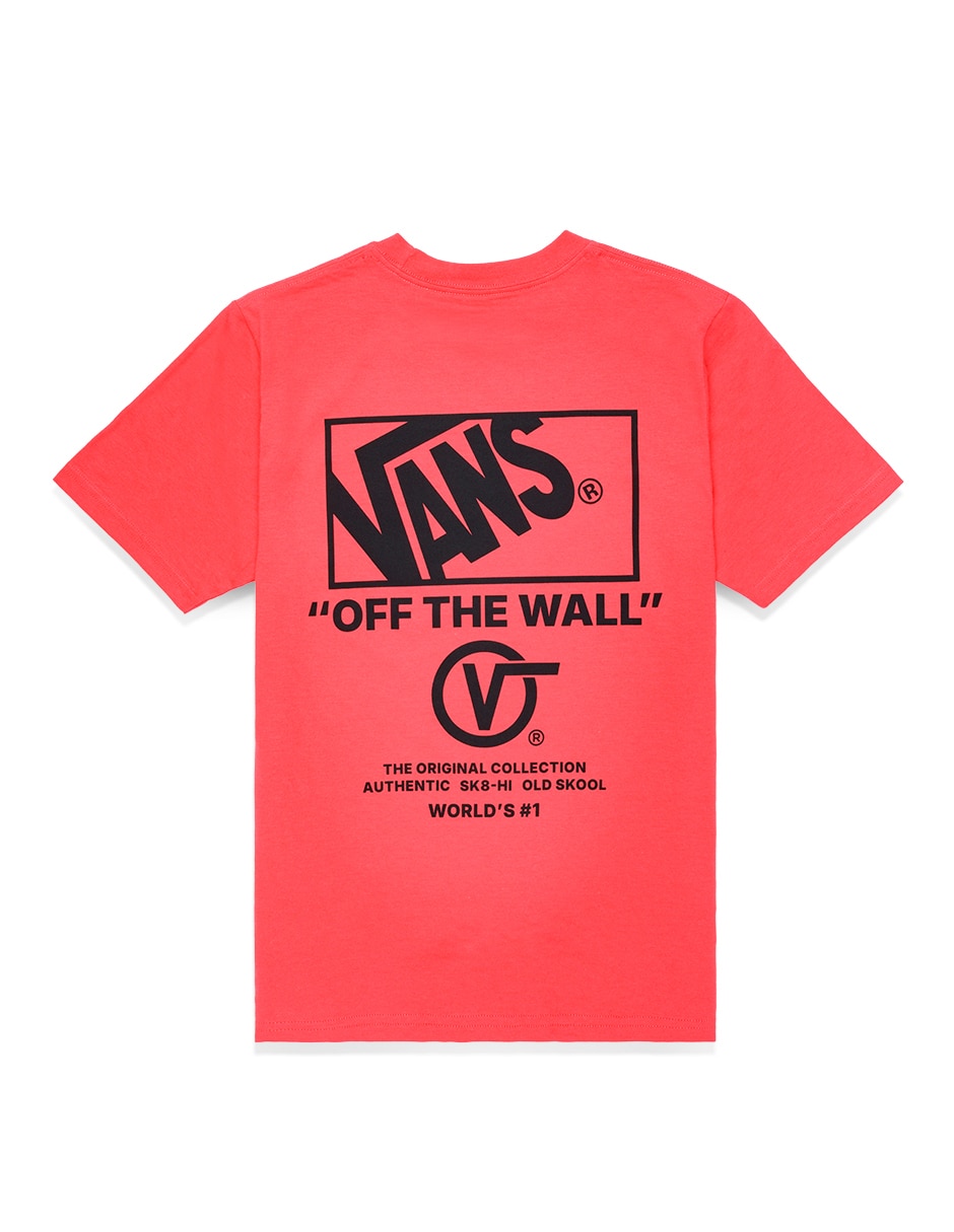 Playera Vans manga corta para niño