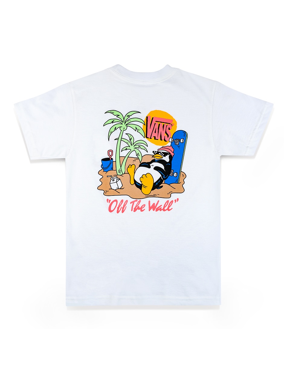 Playera Vans Yolo Penguin SS manga corta para niño
