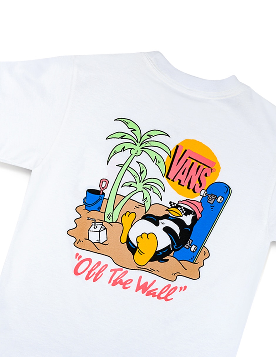 Playera Vans Yolo Penguin SS manga corta para niño