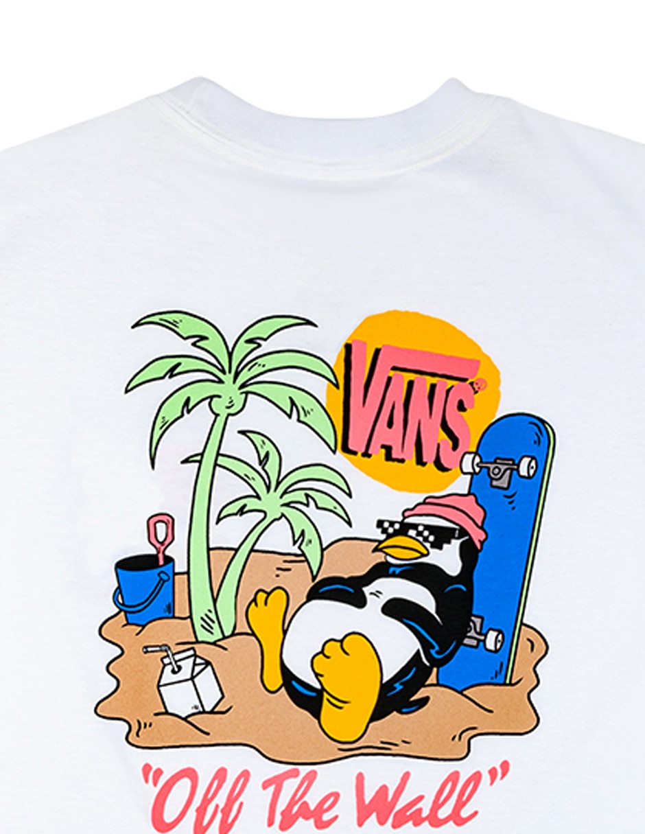 Playera Vans Yolo Penguin SS manga corta para niño