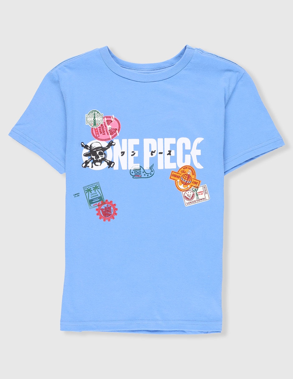 Playera One Piece manga corta para niño