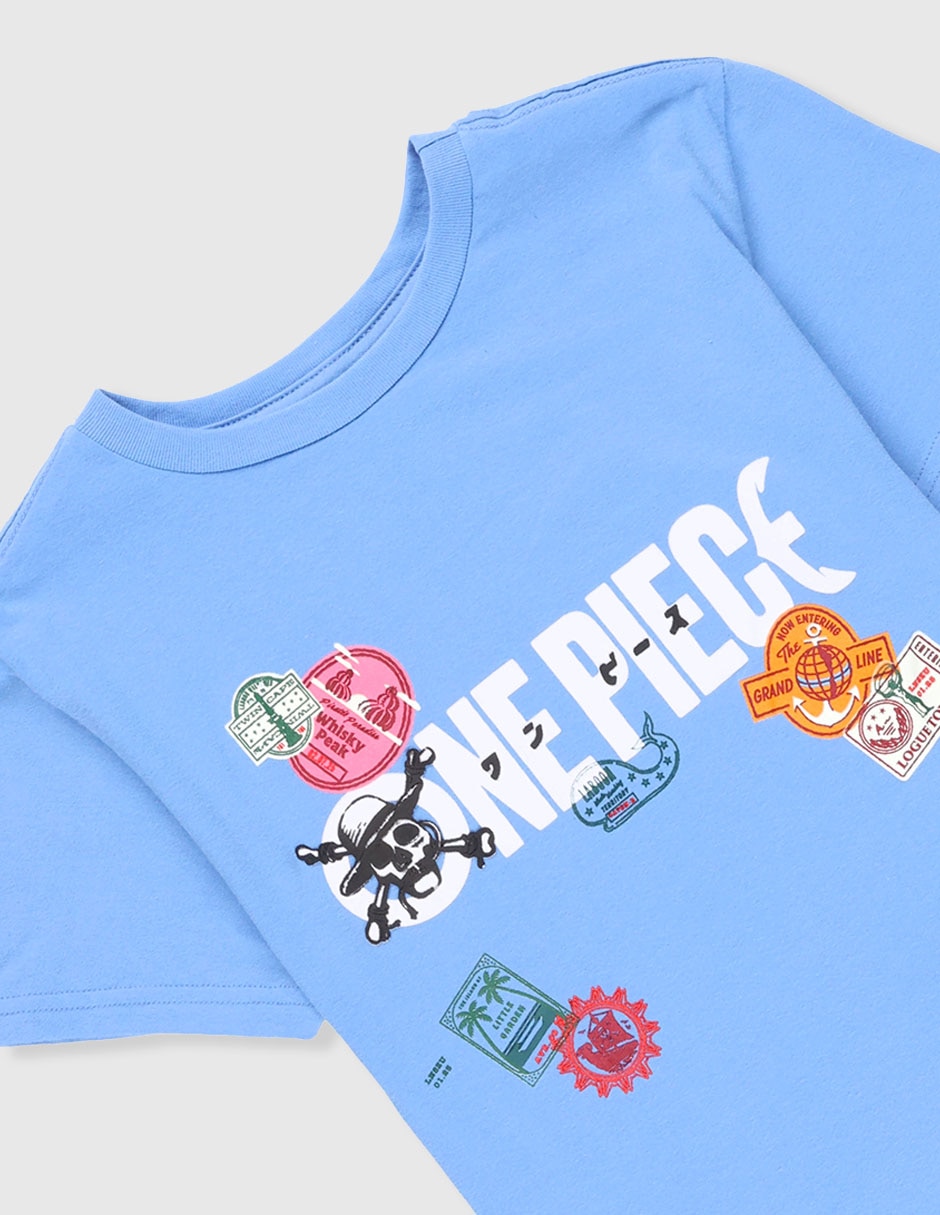 Playera One Piece manga corta para niño